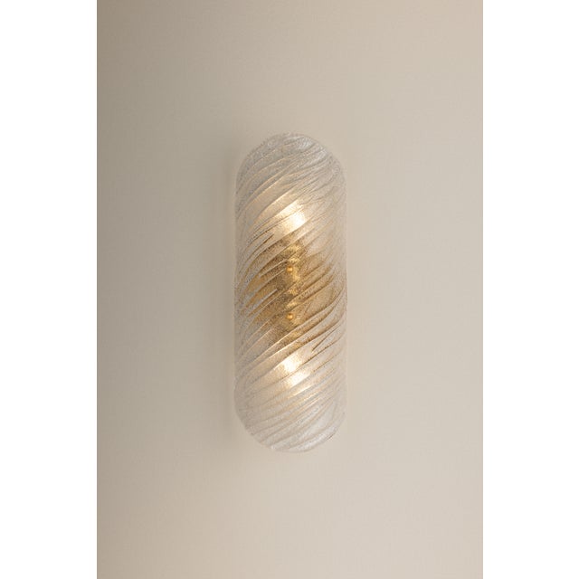 Gold Mitzi Shelley 5.75 in. 2 Light Wall Sconce in Vintage Gold Leaf Finish For Sale - Image 8 of 10