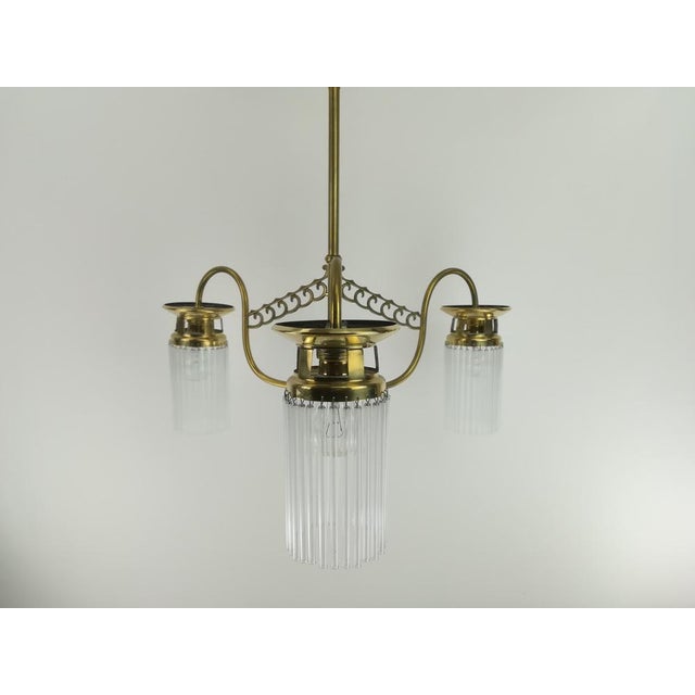 Gold Vintage French Chandelier, 1920s For Sale - Image 8 of 8