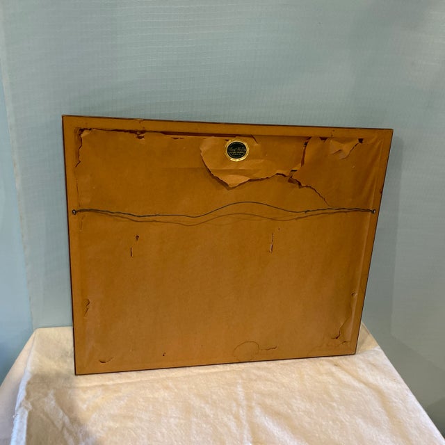 Mid 20th Century "Georgia Lighthouse" Oil Painting, Framed For Sale - Image 4 of 6