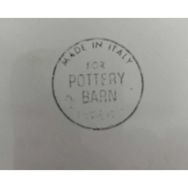 Vintage Hand-Painted Italian Plates in the Style of Vietri- Set of 8 For Sale - Image 10 of 11