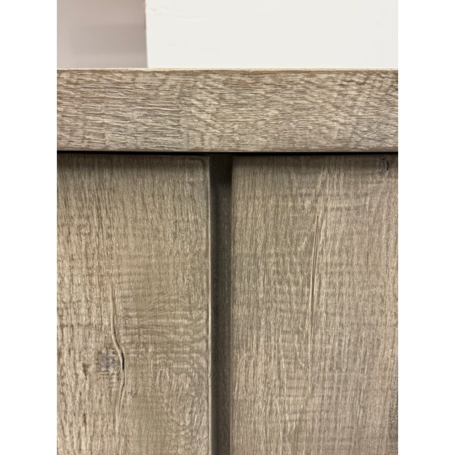 Taupe Nils Verhoeven for Restoration Hardware Reclaimed Oak Wood Sideboard For Sale - Image 8 of 12