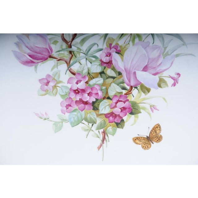 20th Century Floral Bouquet Plaque from KPM Berlin For Sale - Image 11 of 17