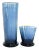 Pair of Mid-Century Cobalt Blue Blown Glass Vases For Sale