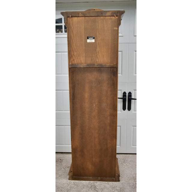 Vintage Piper/Montogemery Ward Traditional Style Grandfathers Clock For Sale - Image 10 of 12