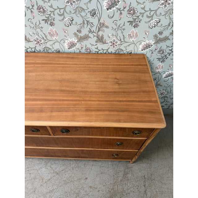 Large Art Deco Chest of Drawers in Mahogany and Ash, 1930s For Sale - Image 12 of 18