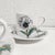 English Taste Setter Collection Botanical Poppy Demitasse Cups & Saucers — Set of 4, Garden-Inspired Floral Porcelain For Sale - Image 3 of 9