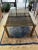 Transitional 1980s Brass and Glass Dining Table With Integrated Extension Leaf For Sale - Image 3 of 12