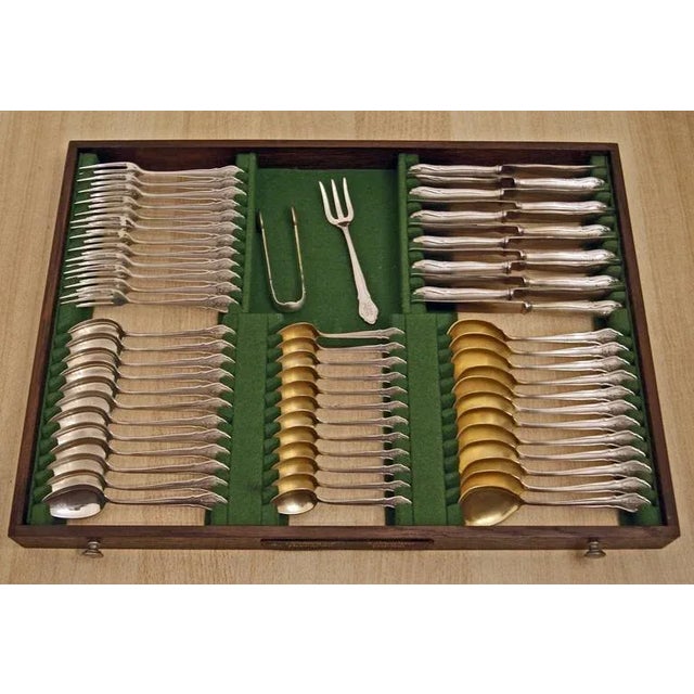 Koch Bergfeld Silver 800 Cutlery Baroque Design 264-Pieces Bremen Germany 1900, 1890s, Set of 264 For Sale - Image 6 of 8