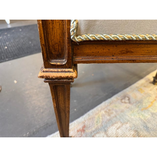 Antique French Louis XVI Style Gilded Wood Side Chairs For Sale - Image 10 of 11