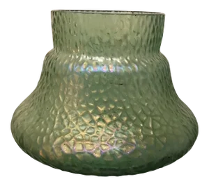 Kralik Sohn Martelle Pattern Art Glass Vase