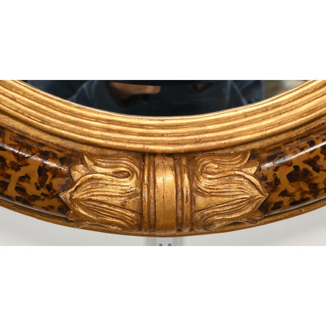 Wood Late 20th Century Decorative Regency Style Mirror For Sale - Image 7 of 7