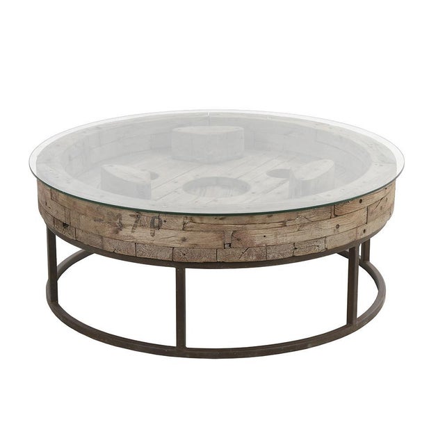 1920s Industrial Coffee Table, 1920s For Sale - Image 5 of 5