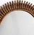 Vintage Italian Rattan Wall Mirror, 1960s For Sale - Image 4 of 11