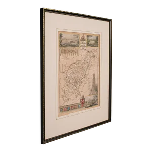 1860's Antique Lithography Map Northamptonshire