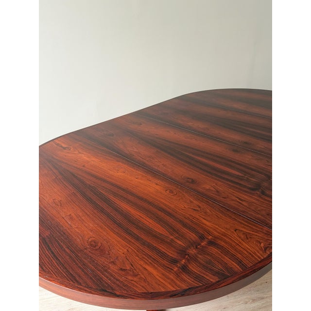 Danish Modern Rosewood Extension Dining Table by Heltborg Møbler, Attributed to John Mortensen For Sale - Image 10 of 12
