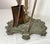 Bronze Antique Ornate 19th Century Gilt Bronze Brass Fireplace Tool Tongs Shover Set For Sale - Image 8 of 12