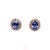 Diamond Sapphire Earrings 14k Gold 3.24 TCW Certified For Sale - Image 12 of 18