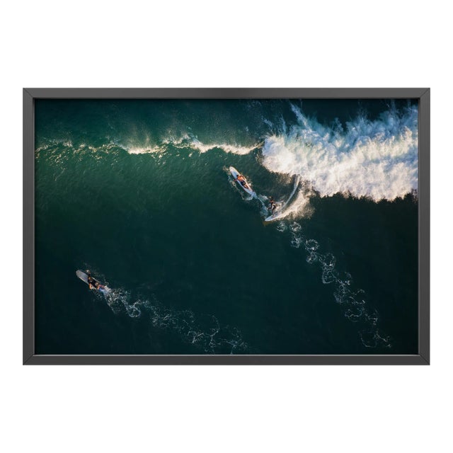 Bottom Turn by Mike Kelley Print with Black Frame - 20 X 30 For Sale