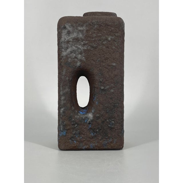 Fat Lava Ceramic Vase from Uebelacker Keramik, Germany, 1960s-1970s For Sale - Image 11 of 11