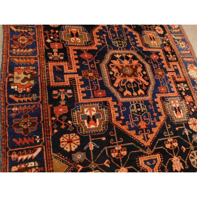 Antique Persian Rug 4'6"x 7' For Sale In Los Angeles - Image 6 of 13