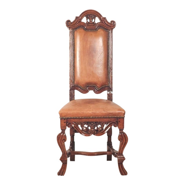 Norwegian Baroque Chair, Circa 1700 For Sale