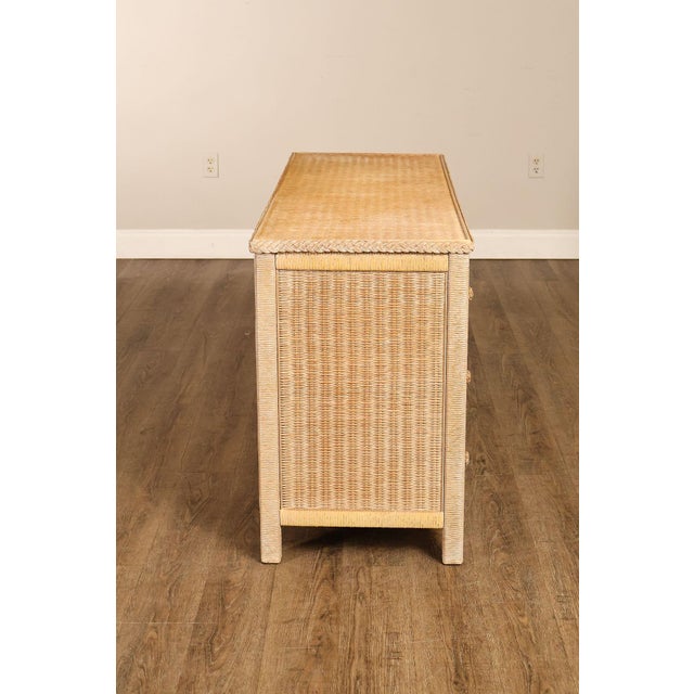 Lexington Henry Link Wicker Double Dresser For Sale - Image 16 of 18