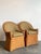 Vintage Woven Rattan Lounge Chairs - A Pair For Sale In West Palm - Image 6 of 12