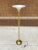 Brass Modernist Solid Brass Tulip Torchiere Floor Lamp Milk Glass Diffuser by the Stiffel Company For Sale - Image 8 of 13