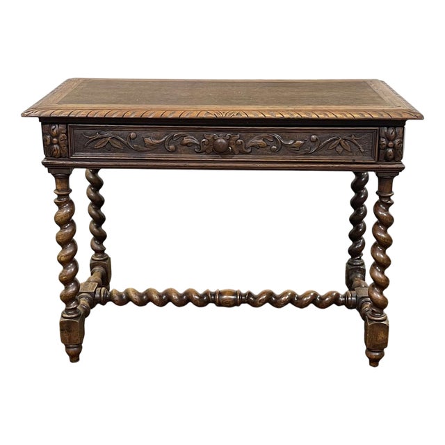 Henry II Oak Desk, Early 20th Century For Sale