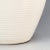 White Wheel-Thrown Studio Pottery Ribbed Cream White Vase, 5.25" For Sale - Image 8 of 10