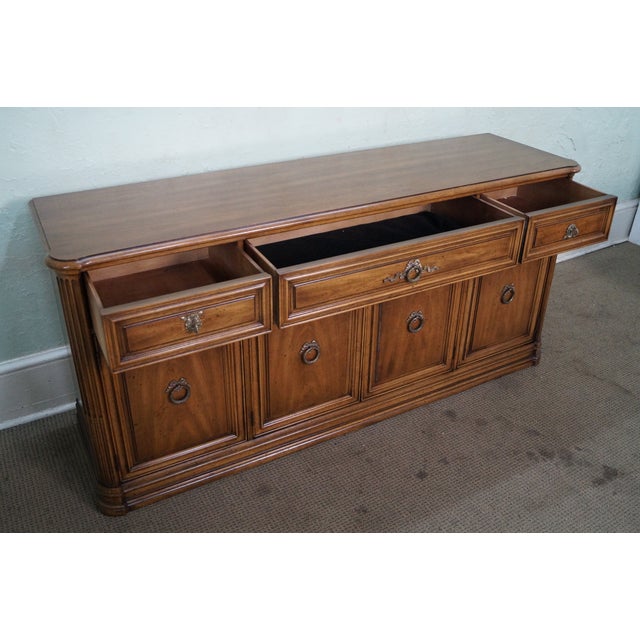 Henredon French Louis XV Style Vintage Walnut Buffet Sideboard Chairish