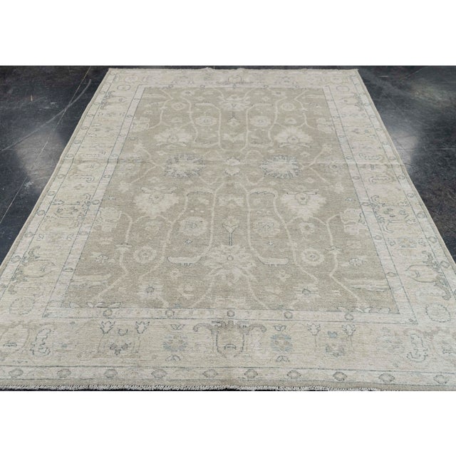 Oushak Rug 5'11" x 8'8" #23540 Explore a curated collection of hallway runners, wool rugs, and handmade masterpieces at ,...