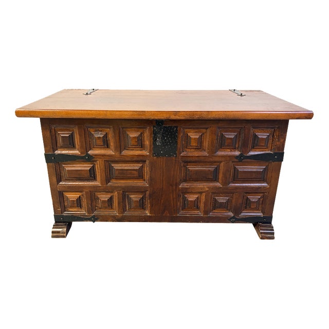 Vintage Spanish Storage Chest, 1950s For Sale