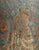 Indian Vintage Ganesha Hindu Silk Tapestry – Framed Under Glass – 10” X 12” For Sale - Image 3 of 7