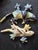 White Hand Crafted Textile Treasures- Pair of 1990 Geckos For Sale - Image 8 of 18