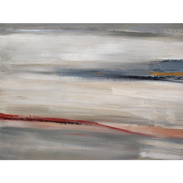 2020s Reflets Suspendus, Abstract Landscape, Contemporary Art Framed by Sophie Dumont For Sale - Image 5 of 11