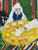 Mohamed Hamri Moroccan Modernist Folk Art Painting, the Unique Singer, 1977 For Sale - Image 9 of 18