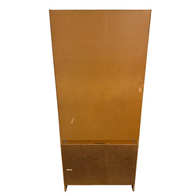 Brown Vintage Danish Modern Domino Møbler 2-Piece Teak Bar Cabinet For Sale - Image 8 of 9