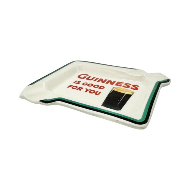 Ceramic Vintage Guinness Is Good for You Ashtray For Sale - Image 7 of 9