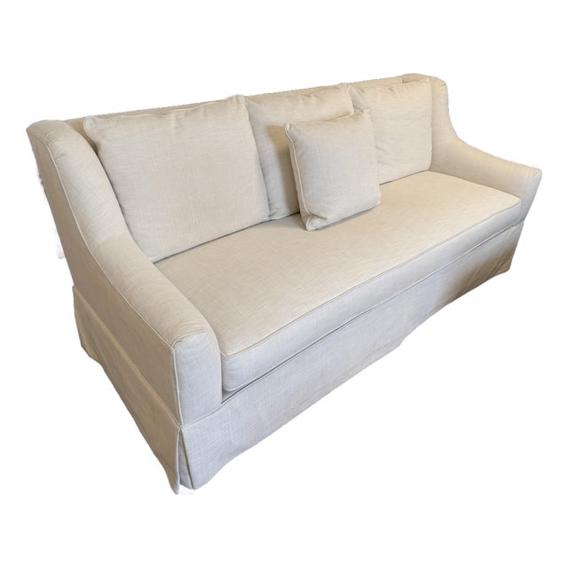 Hickory Chair Furniture Company Silhouettes Collection Slope Arm Sofa For Sale
