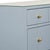 Not Yet Made - Made To Order Matthew Izzo Home - Carnegie Light Blue Textured Linen, Glass Top, Seven Drawer Chest With Brass Knobs For Sale - Image 5 of 7