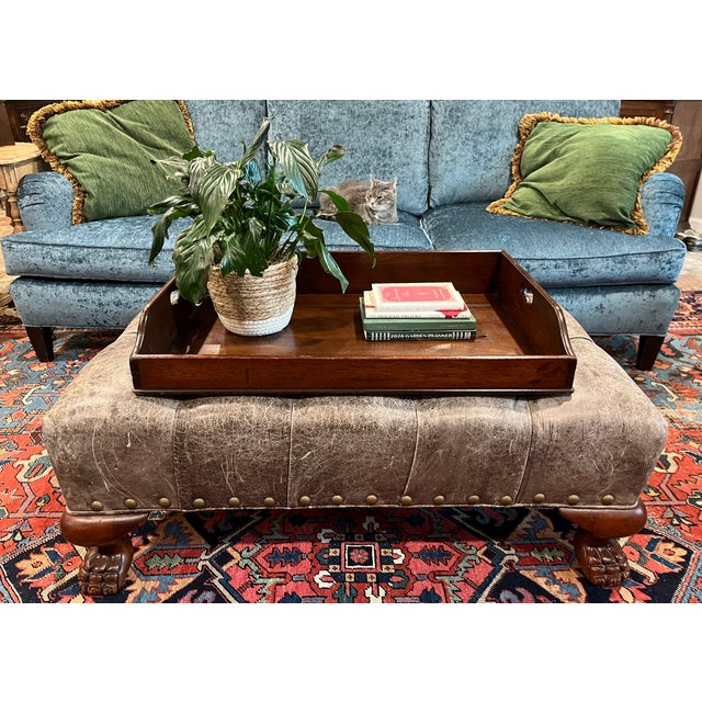 English Antique English Mahogany Butlers Tray For Sale - Image 3 of 15