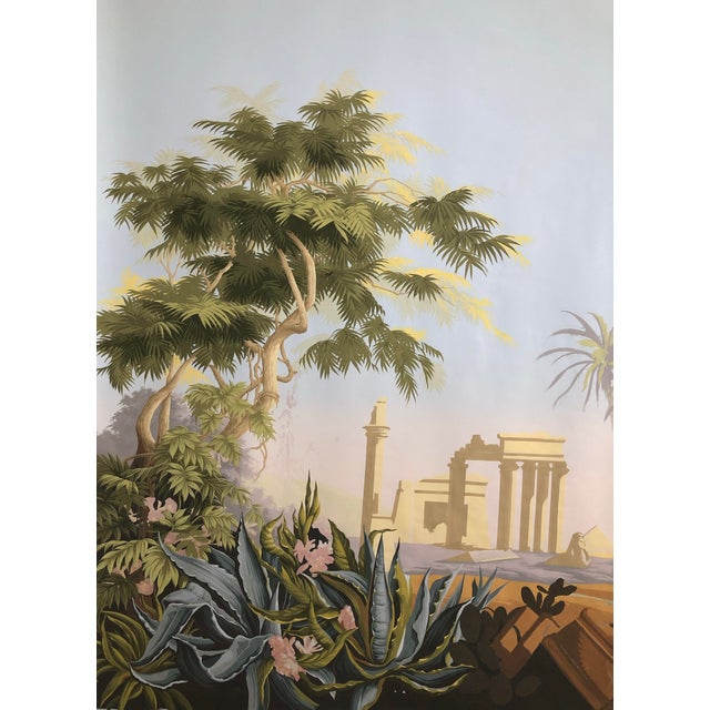 1: Commodity: Hand-Painted Ancient Civilization Ruins Wallpape 2: Handicrafts: 100% handmade and hand-painted. 3:...