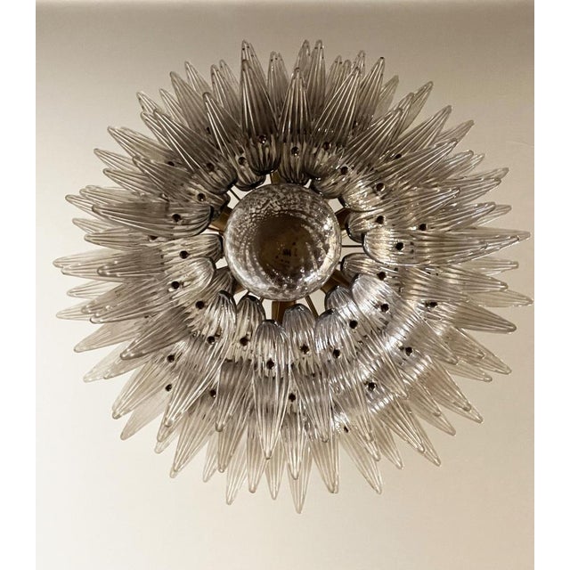 Palmette Ceiling Light, 1990s For Sale - Image 9 of 18