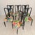 Osvaldo Borsani Vintage Italian Dining Chairs by Osvaldo Borsani, 1940s, Set of 6 For Sale - Image 4 of 12