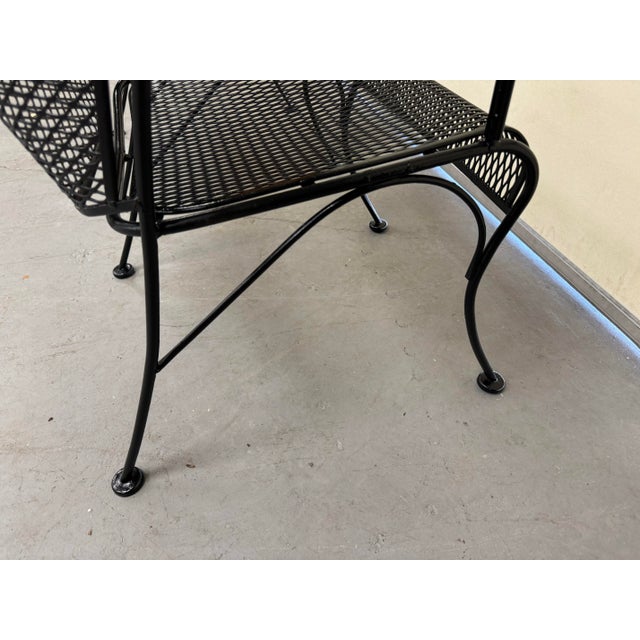 Vintage Mid-Century Salterini Curve Back Outdoor Arm Chairs - Set of 2, Attributed For Sale - Image 10 of 12