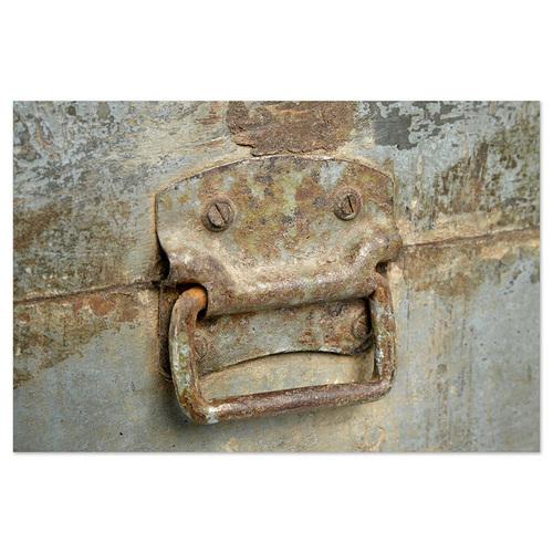 Storage Box on Wheels in Weathered Wood For Sale - Image 4 of 7