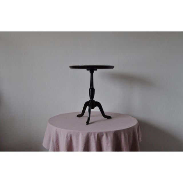 Side Table in Stained Dark Beech by Anton Kildeberg For Sale - Image 3 of 14