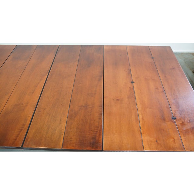 Brown Vintage Extendable Dining Table by Paul Schuitema For Sale - Image 8 of 16