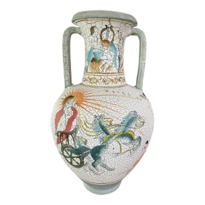Late 20th Century Tall Greek Museum Reproduction Vase